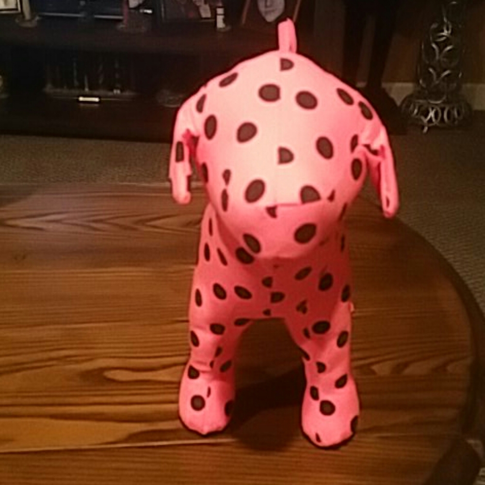 Victoria secret giant pink dog Final drop